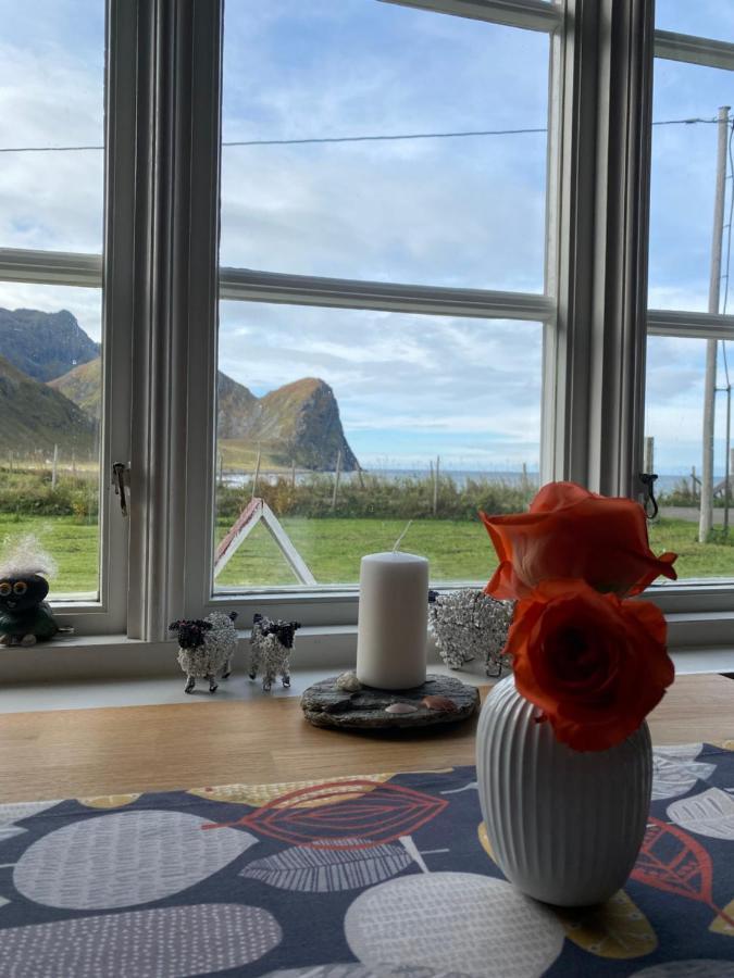 Unstad Cabin With Seaview Unnstad Esterno foto