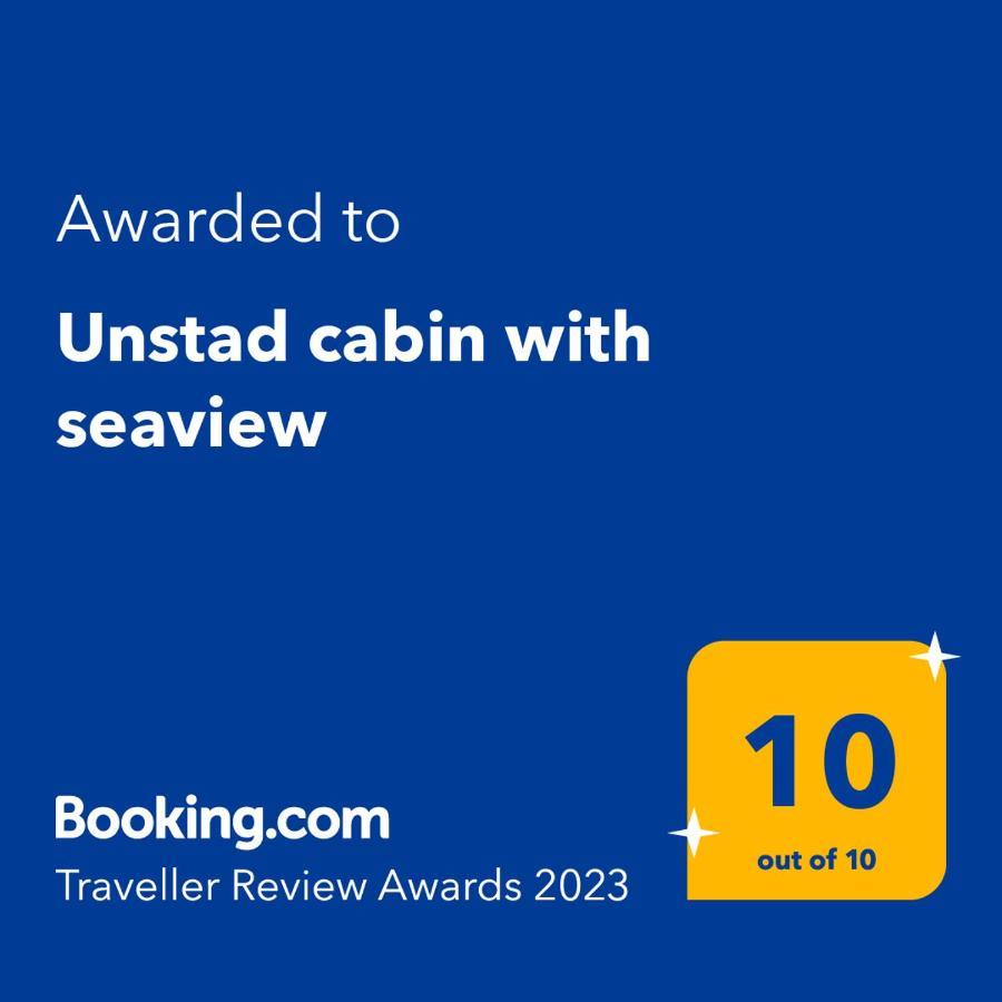 Unstad Cabin With Seaview Unnstad Esterno foto